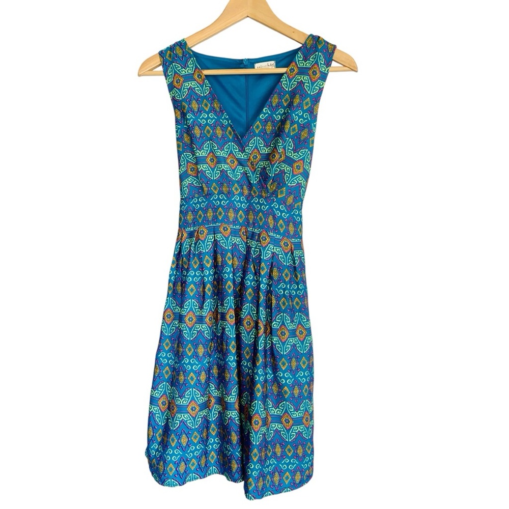 Maison Jules Fit & Flare Knee Length Dress